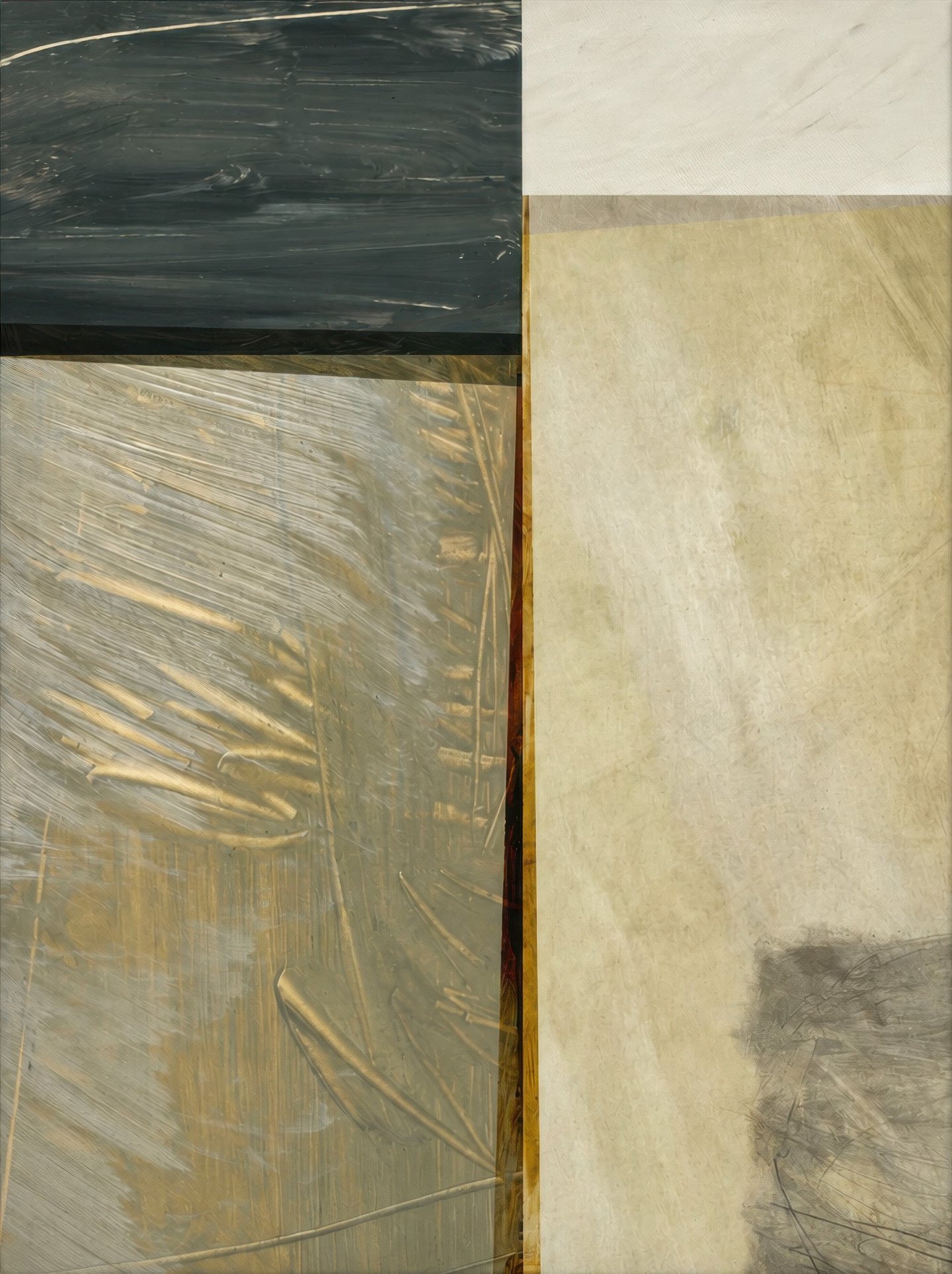 Charcoal and Wheat Panels