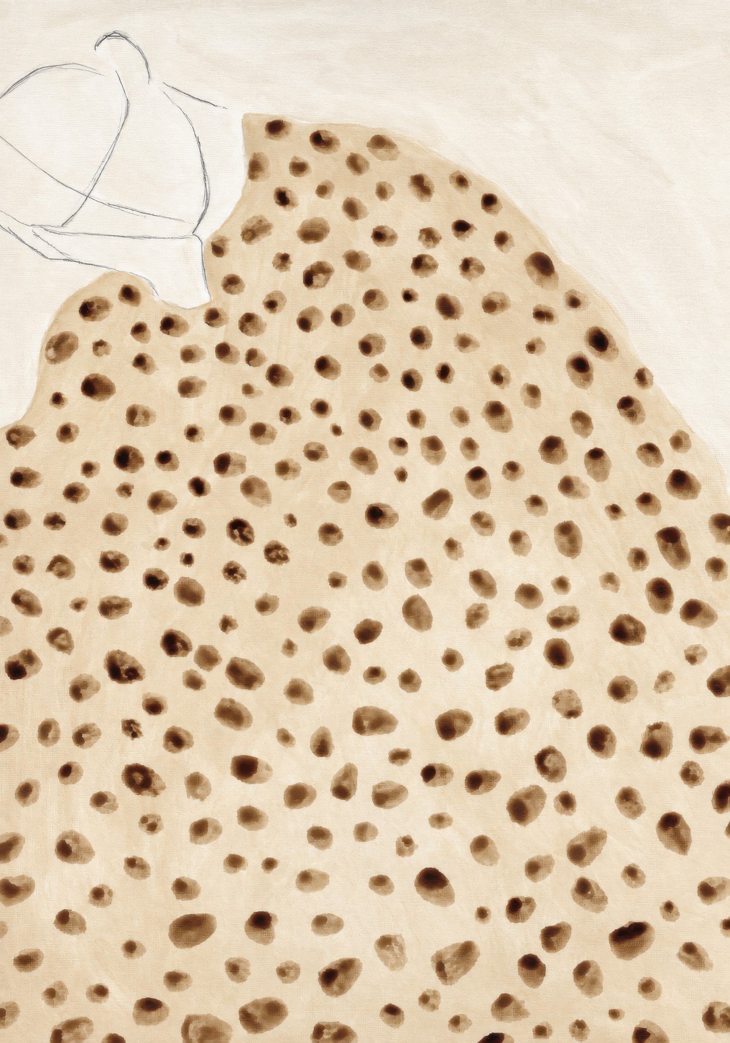 Cheetah Coat Sketch