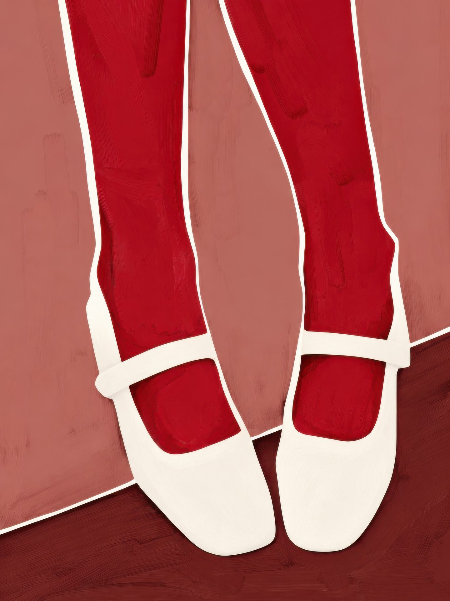 Ivory Mary Janes