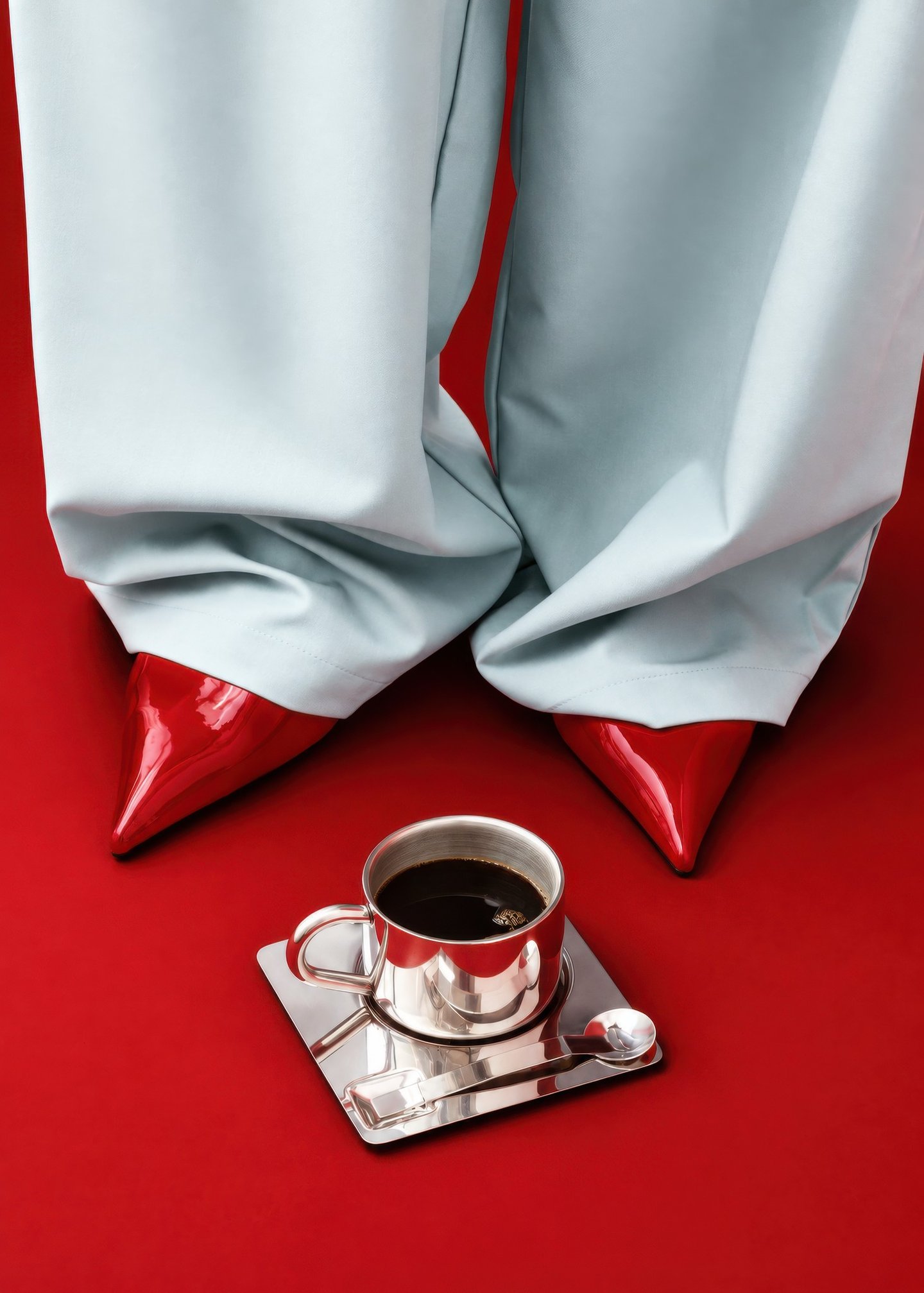 Espresso at Her Feet