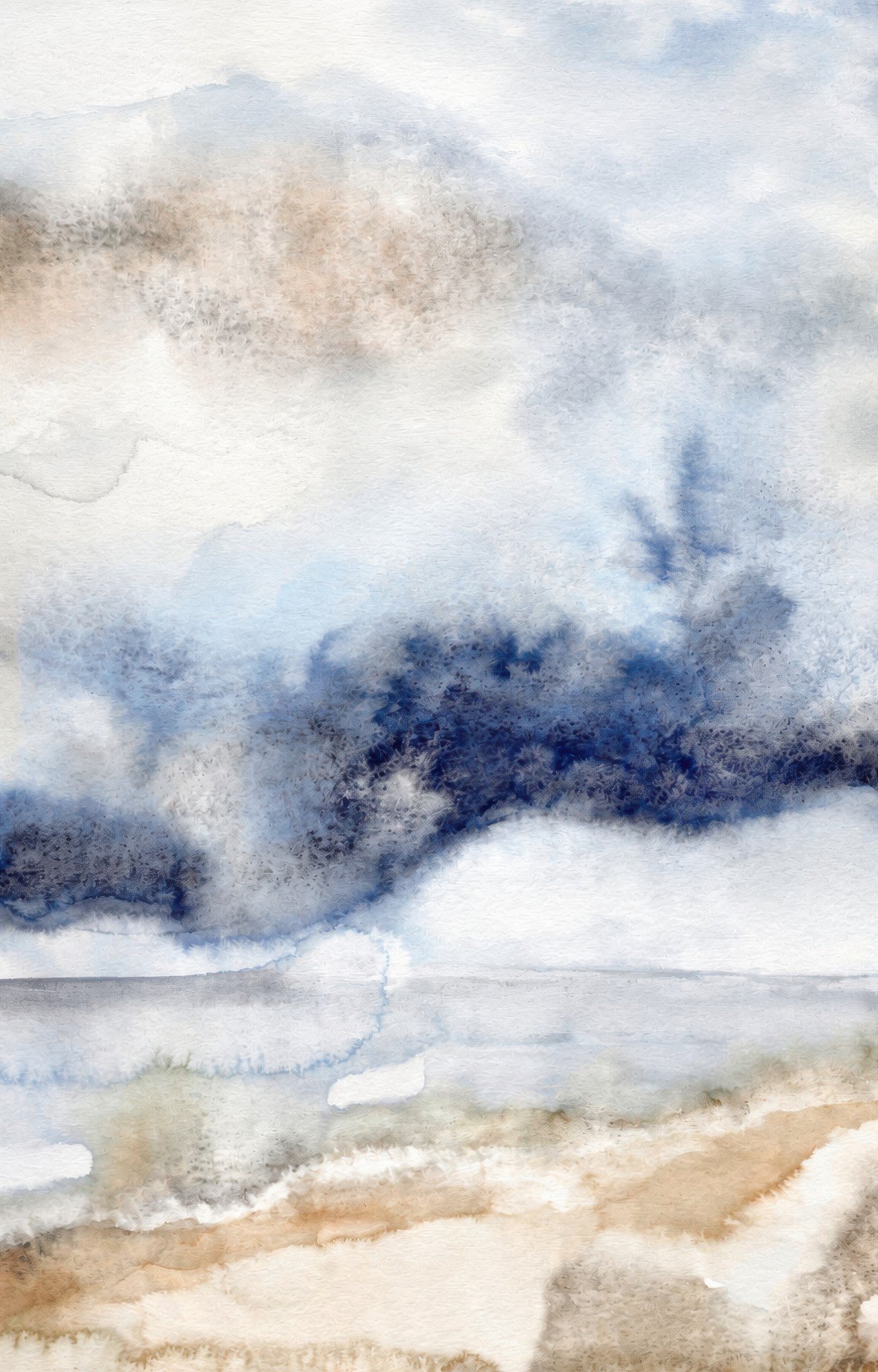Indigo Squall over Dunes