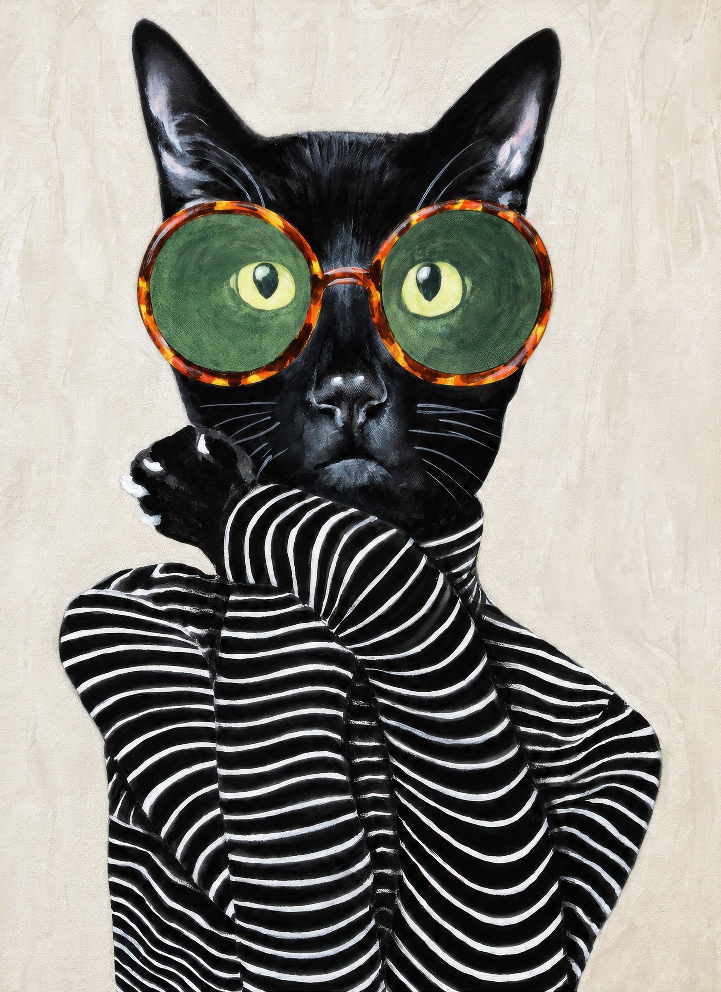 Breton Stripe Cat