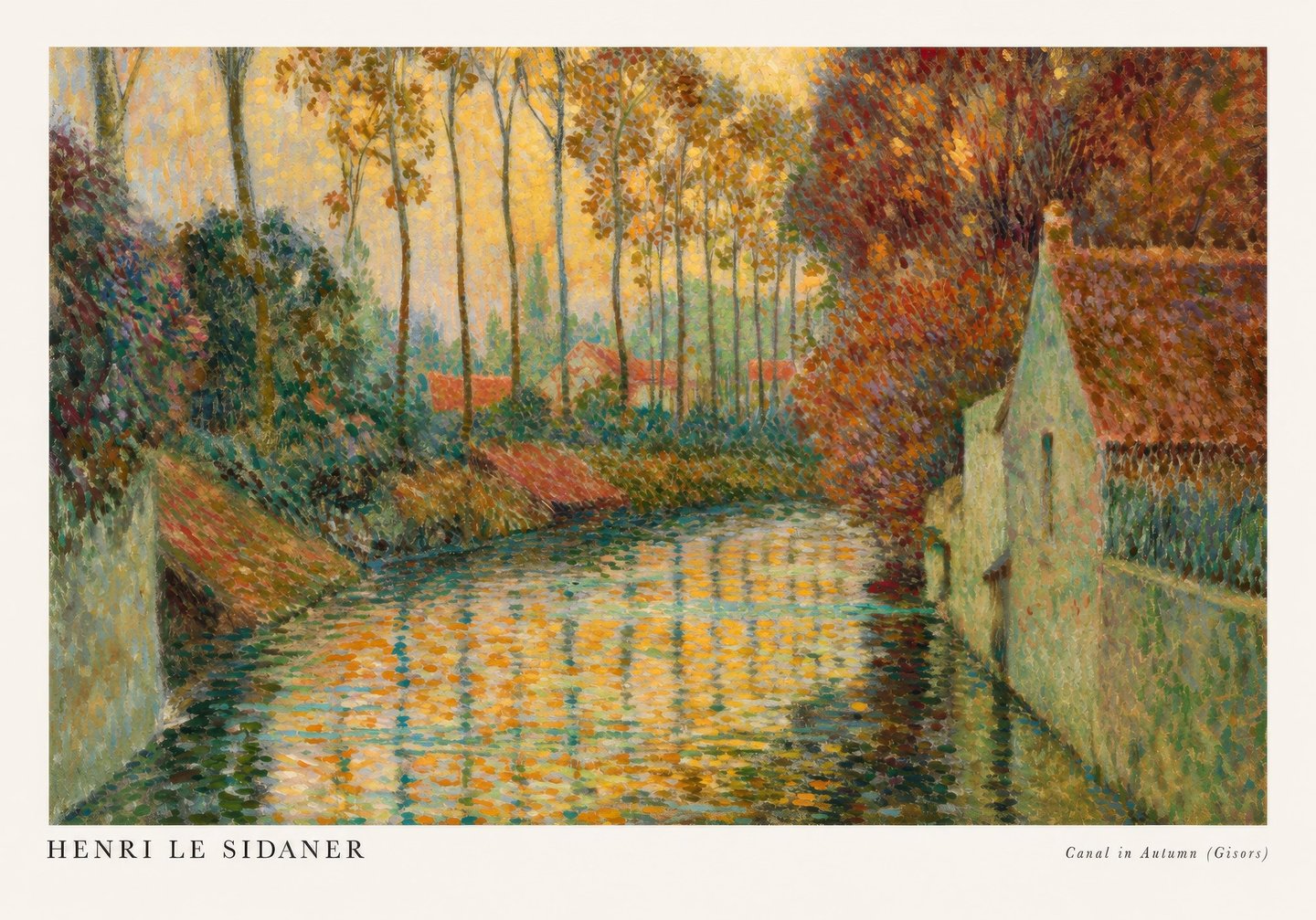 Canal of Golden Poplars