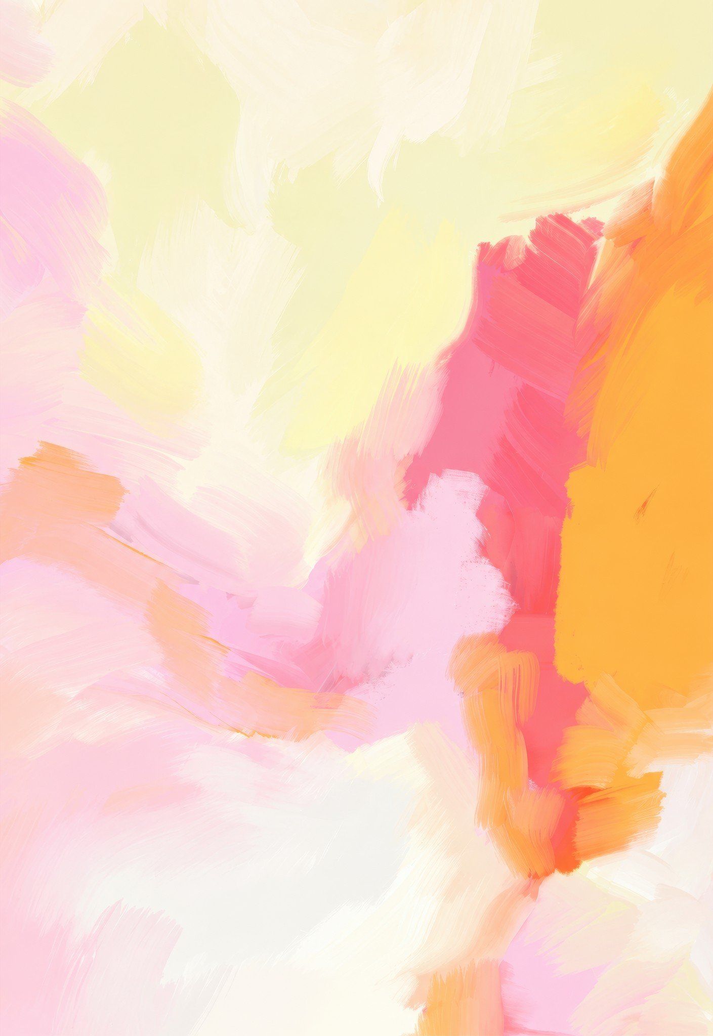 Pink Lemonade Brushwork poster