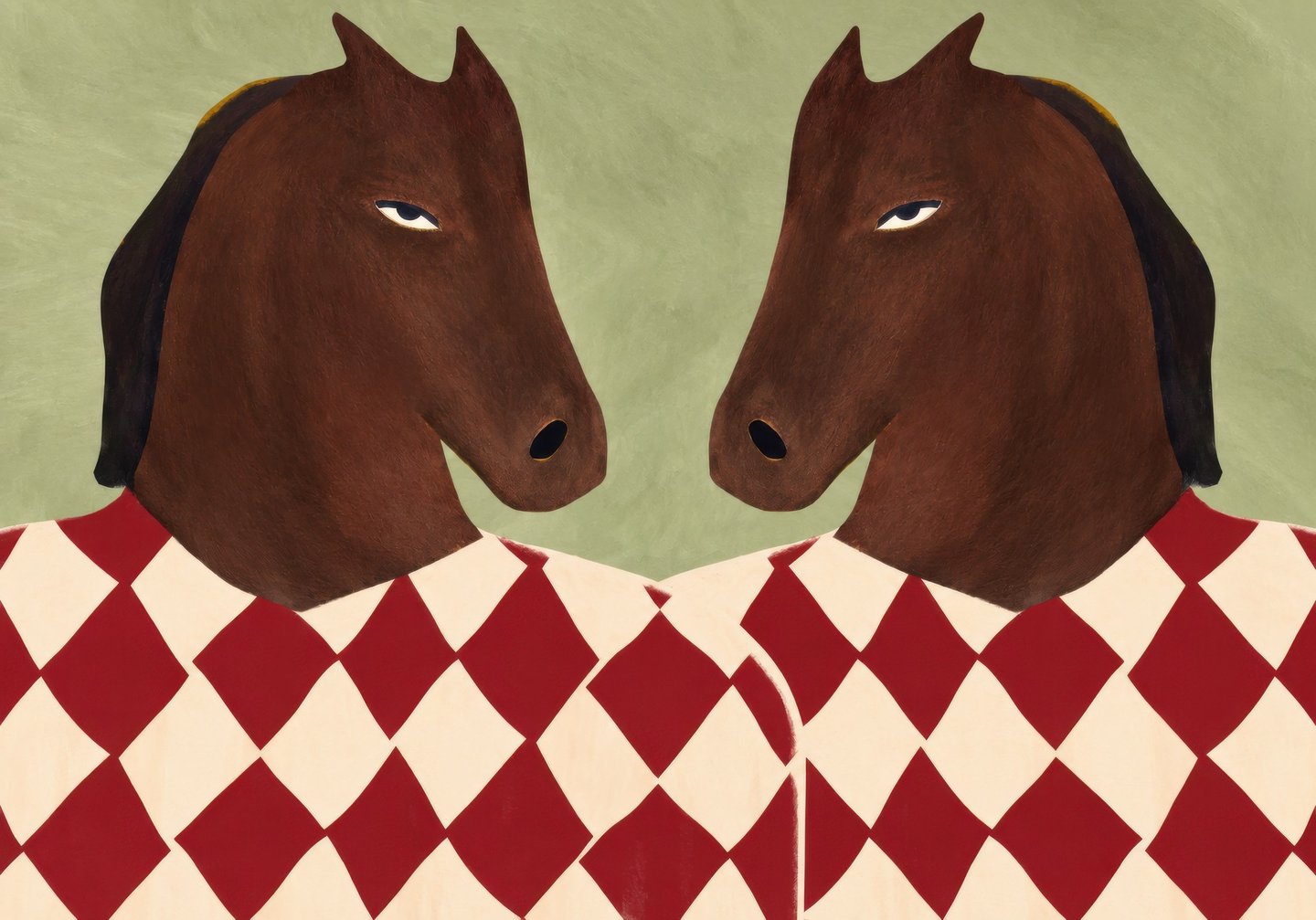 Harlequin Horse Twins