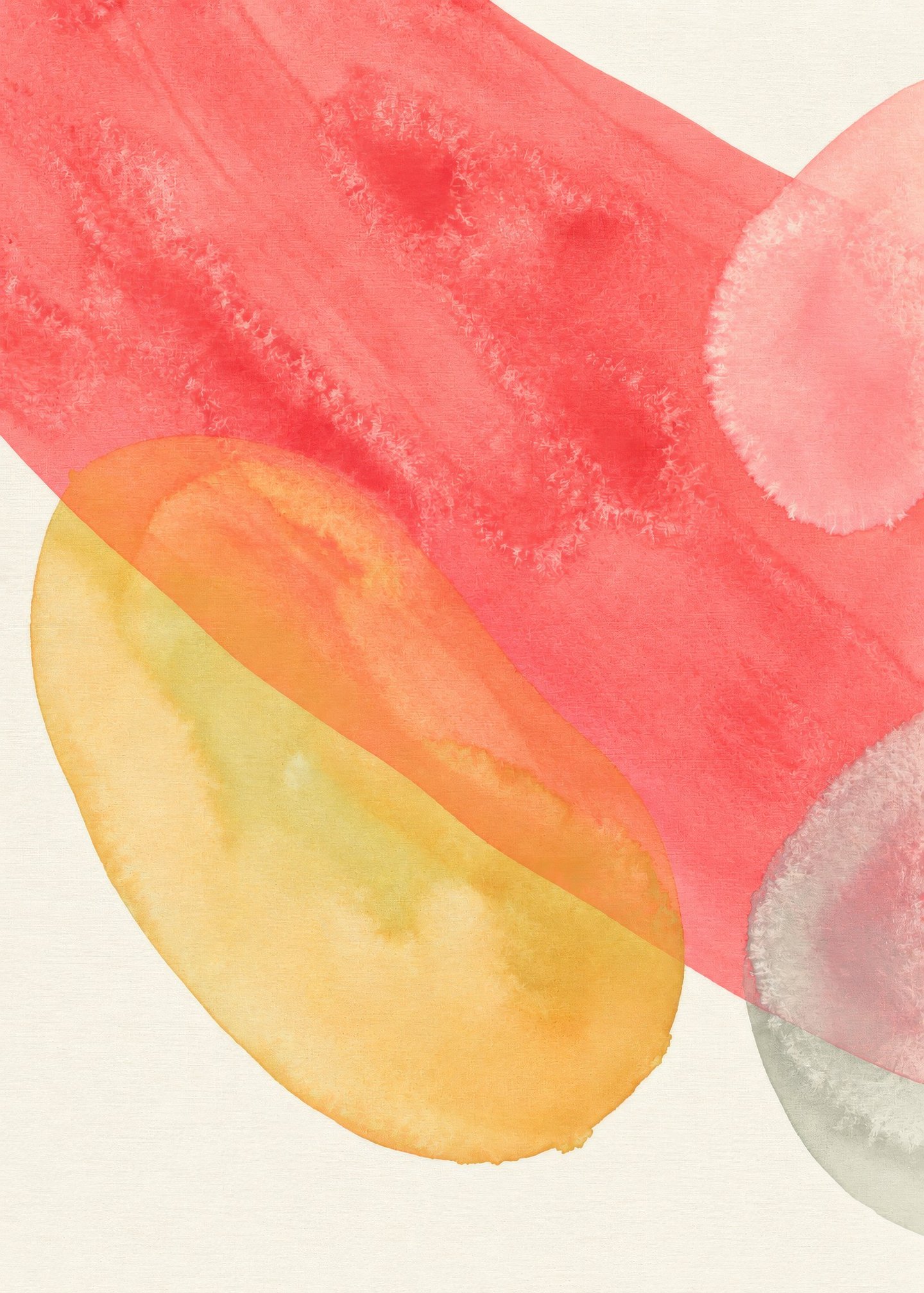 Coral Wash, Mustard Pebble